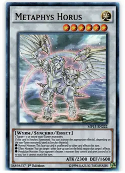 Metaphys Horus - MP15-EN222 - Ultra Rare - 1st Edition NM Yugioh 2015 Mega-Tin M - Image 1