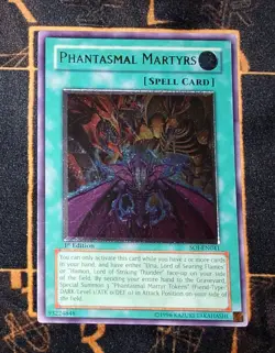 YUGIOH Phantasmal Martyrs (SOI-EN041) Ultimate Rare 1st Edition Excellent - Image 1