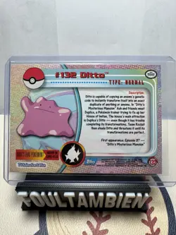 Topps Pokemon Tv Animation Series Ditto Foil Card - Image 2