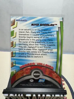 topps pokemon heroes and villains snorlax foil card - Image 2