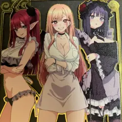 Goddess Story Gold METAL Card - Serial Number #021/100! Anime Bikini Marin - Image 2