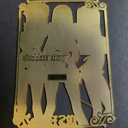Goddess Story Gold METAL Card - Serial Number #021/100! Anime Bikini Marin - Image 5