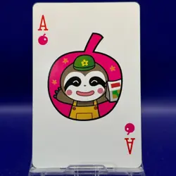 Heart Ace 1 Mayor Rukko Picopuri Village Diary Animal Crossing Playing Card - Image 1