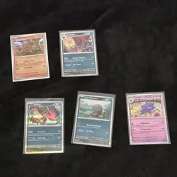 Pokemon Card Game Mixed Lot of 16 Collection Modern cards with pocket binder - Image 1