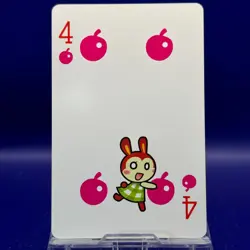 Heart 4 Mayor Rukko Picopuri Village Diary Animal Crossing Playing Card Japan - Image 1