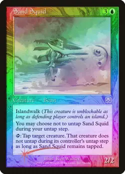 Sand Squid FOIL Mercadian Masques PLD Blue Rare MAGIC GATHERING CARD ABUGames - Image 1