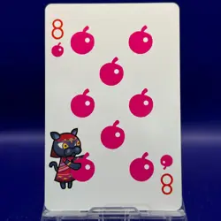 Heart 8 Mayor Rukko Picopuri Village Diary Animal Crossing Playing Card Japan - Image 1