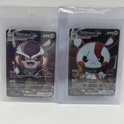 Pokemon Pikachu Kratos & Frieza Pikachu Cosplay Custom Cards Set Sku336 - Image 1