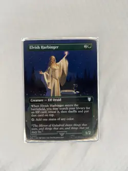 Elvish Harbinger (Borderless) Commander: the Lord of the Rings: Regular - Image 1