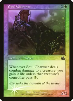 Soul Charmer Foil Prophecy Mtg Magic English EX - Image 1