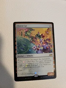 Clown Car (Galaxy Foil) Unfinity Foil Lightly Played MTG - Image 1