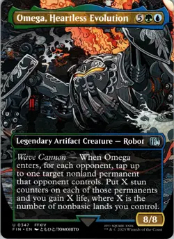Omega, Heartless Evolution (Borderless) - Normal - U - - Extended Art - FINAL FA - Image 1