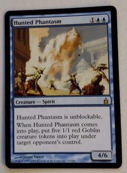 MTG RAVNICA CITY OF GUILDS HUNTED PHANTASM RARE X1 - Image 1