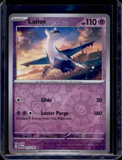 Latios SV04: Paradox Rift Pokemon #073/182 Reverse Holo NM+ - Image 1
