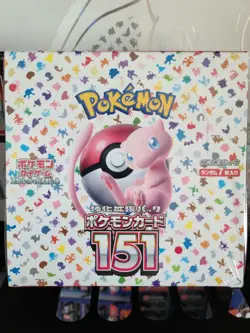 Pokemon 151 Japanese Booster Box Factory Sealed US seller With Shrink - Image 1