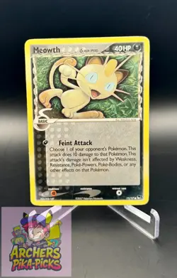 MEOWTH-LP/MP-Pokemon-11/17-POP SERIES 5-DELTA SPECIES-SHIPPING INCLUDED! - Image 1