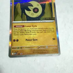 Lunatone Promo - MEP 004 Pokemon Mega Evolutions Stamped Promo - Near Mint - Image 2