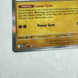 Lunatone Promo - MEP 004 Pokemon Mega Evolutions Stamped Promo - Near Mint - Image 3