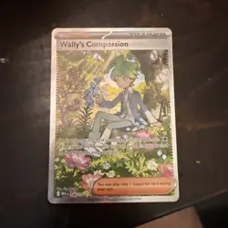 Wally's Compassion 186/132 Special Illustration Rare Pokemon Mega Evolution NM - Image 1