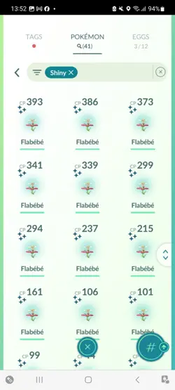Pokemon Go (Stage 32) Shiny Red Flabebe ( 41 Shinys ) - Image 5