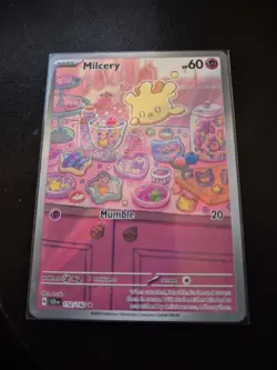 Pokemon TCG Stellar Crown - Milcery 152/142 Illustration Rare - Pack Fresh NM - Image 1