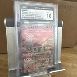 CGC Gem Mint 10 Mew ex 053 Black Star Promo Pokemon Scarlet & Violet 151 UPC - Image 2