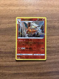 💎Pokemon TCG Charizard 010/078 Pokemon GO Holo Rare Reverse Holo NM - Image 1