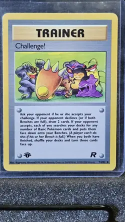 Pokemon 1st Edition Team Rocket Lot of 3 Trainers M-NM - Image 2