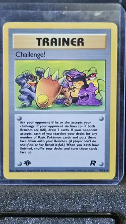 Pokemon 1st Edition Team Rocket Lot of 3 Trainers M-NM - Image 3