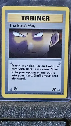 Pokemon 1st Edition Team Rocket Lot of 3 Trainers M-NM - Image 4