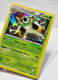 Chesnaught XY68 Holo Break Through PreRelease Promo Pokemon 7442 - Image 4