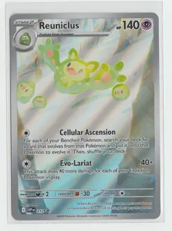Pokemon Reuniclus 212 Scarlet Violet Black Bolt Promo Holo Raw - Image 1