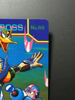 Mega MAN X2 Card 69 Overdrive Ostrich CAPCOM BANDAI JAPAN Japanese Rockman 1994 - Image 3