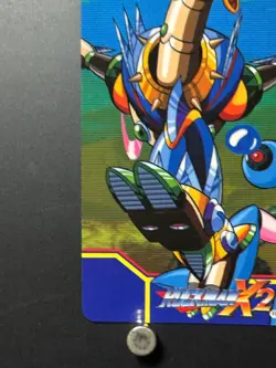 Mega MAN X2 Card 69 Overdrive Ostrich CAPCOM BANDAI JAPAN Japanese Rockman 1994 - Image 5