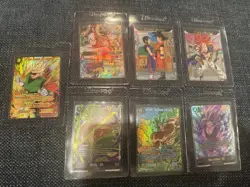 Dragon Ball Super Card Game Collection Lot of 7 Cards - Image 1