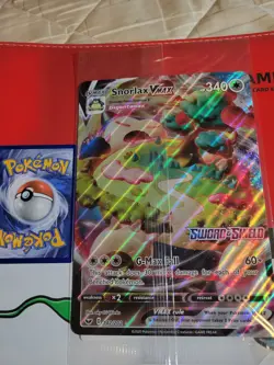 Snorlax VMAX JUMBO Card 142/202 Stamped Gamestop Promo Pokemon Sword & Shield - Image 1