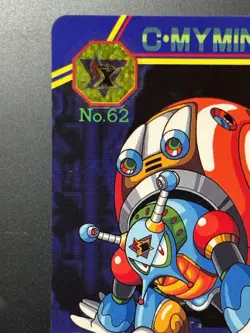 Mega MAN X2 Card 62 Crystal Snail CAPCOM BANDAI JAPAN Japanese Rockman 1994 - Image 2