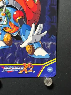 Mega MAN X2 Card 62 Crystal Snail CAPCOM BANDAI JAPAN Japanese Rockman 1994 - Image 4