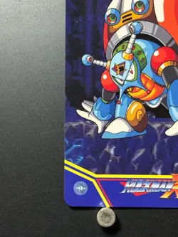 Mega MAN X2 Card 62 Crystal Snail CAPCOM BANDAI JAPAN Japanese Rockman 1994 - Image 5