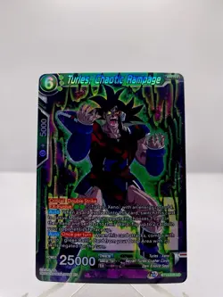 Dragon Ball Super CCG Turles, Chaotic Rampage BT12-078 UC Foil Anime Card - Image 1