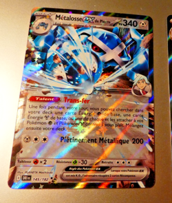 POKEMON RIVALITES DESTINEES CARD HOLO CARTE Metaloss EX 145/182 DRI FR EV10 NM - Image 1