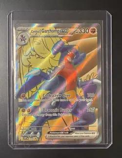 Cynthia's Garchomp Ex 204 Scarlet & Violet Promo Full Art Holo Pokemon Card - Image 1