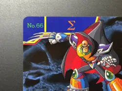 Mega MAN X2 Card 66 Sigma CAPCOM BANDAI JAPAN Japanese Rockman 1994 - Image 2