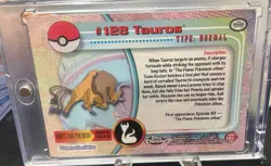 Tauros #128 Topps Pokemon Card holo - Image 2