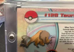 Tauros #128 Topps Pokemon Card holo - Image 3