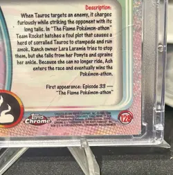 Tauros #128 Topps Pokemon Card holo - Image 5