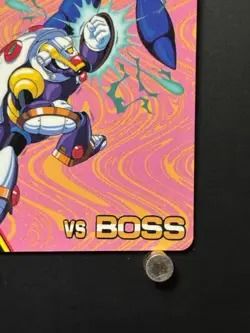 Mega MAN X Card 27 Armored Armadillo CAPCOM BANDAI JAPAN Japanese Rockman 1993 - Image 4