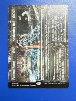 1x Funeral Room Awakening Hall #0338 BORDERLESS MTG Duskmourn Mythic NM English - Image 1