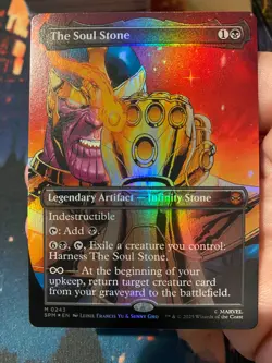 MTG Spider Man The Soul Stone Borderless Foil - Image 1