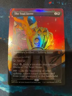 MTG Spider Man The Soul Stone Borderless Foil - Image 3